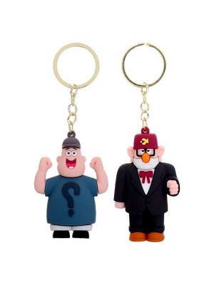 Игрушка - сюрприз Funny box «Весёлая семейка»: детский брелок, наклейки, карточка, цвет МИКС