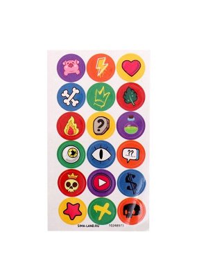 Игрушка - сюрприз Funny box «Весёлая семейка»: детский брелок, наклейки, карточка, цвет МИКС