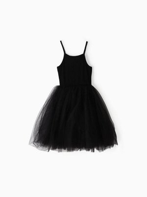 Платье для девочки MINAKU: PartyDress, чёрное.