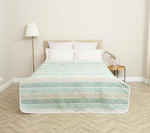 Покрывало двустороннее 150*220 п/э Комфорт "Мята"