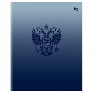 Тетрадь 48л., А5, клетка BG ""Россия"", глянцевая ламинация
