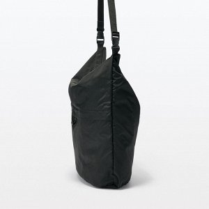 MUJI Foldable Water-Repellent Shoulder Tote Bag – складная сумка 2-в-1 (большая)