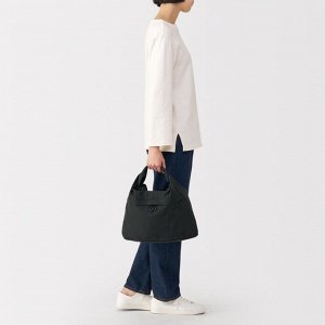 MUJI Foldable Water-Repellent Shoulder Tote Bag – складная сумка 2-в-1 (большая)