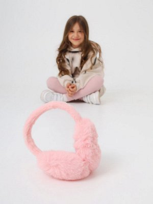 Наушники меховые FluffFold, розовые