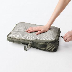 MUJI Polyester Compression Packing Case M – компрессионный органайзер для одежды среднего размера