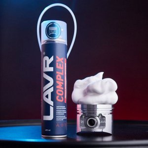 Раскоксовыватель Lavr Complex, пенный, для бензиновых и дизельных двигателей, аэрозоль 400мл