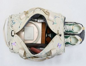 СУМКА ДОРОЖНАЯ из плотной ткани.