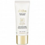 Санскрин с трюфелем, d&#039;Alba Moist Glow Sun Serum White Truffle&amp;Collagen Sun Screen SPF50+ PA++++, 30мл
