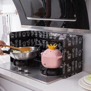 Защитный экран для плиты от брызг жира на кухне, 2 шт.