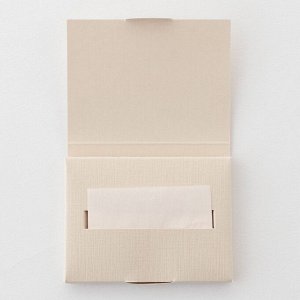 MUJI Paper Face Powder Sheets (Ochre) – матирующие салфетки с пудрой