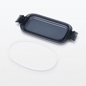 MUJI Easy-to-Clean Lunch Box – удобный в мытье ланч-бокс, черный