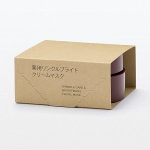 MUJI Wrinkle Bright Cream Mask - ночная крем-маска для лица
