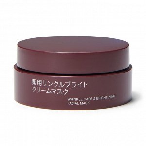 MUJI Wrinkle Bright Cream Mask - ночная крем-маска для лица