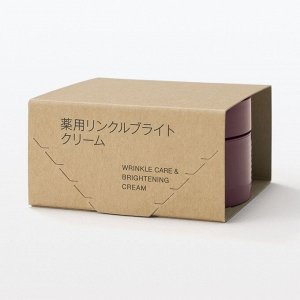 MUJI Wrinkle Bright Cream – Увлажняющий крем против морщин