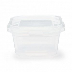MUJI Microwave-Safe Food Container with Lid  – Квадратные контейнеры с крышкой для еды, подходящие для СВЧ, 630 мл, (2 шт)