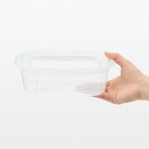MUJI Microwave-Safe Food Container with Lid –  Прямоугольные контейнеры с крышкой для еды, подходящие для СВЧ, 850 мл, 2 штуки