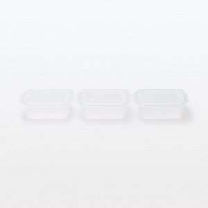 MUJI Microwaveable Food Container with Lid – Набор контейнеров для еды, 400 мл, 3 шт.