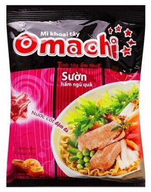 Лапша пшеничная Omachi со вкусом свинины 80гр. Вьетнам (MASAN Omachi Suon )