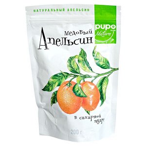 PUPO Апельсин Медовый в Сахарной Пудре 200 г 1 уп.х 10 шт.