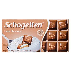 Шоколад SCHOGETTEN Latte Macchiato 100 г 1уп. х 15шт.