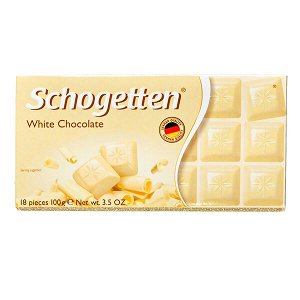 Шоколад SCHOGETTEN White Chocolate 100 г 1уп. х 15шт.