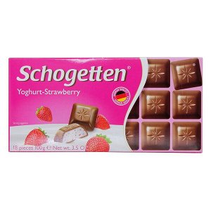 Шоколад SCHOGETTEN Yoghurt- Strawberry 100 г .