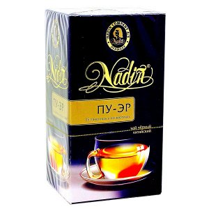 Чай NADIN 'Пу-Эр' 25 пакетиков 1 уп.х 12 шт.