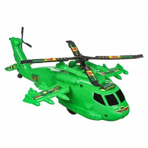ИГРОЛЕНД Игрушка вертолет заводной, пластик, 16,4x24x8,5 см, 4 дизайна, для детей 3+