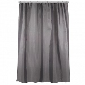 VETTA Шторка для ванной, с утяжелителем, полиэстер, 80 г/м2, 180x180 см, Однотон текстурный, 2 диз,