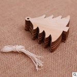 Набор украшений из дерева 10 шт