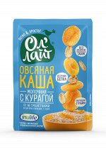 Овсяна молочная каша быстрого приготовления &quot;Ол`Лайт&quot;  &quot;с курагой&quot;, 40 г