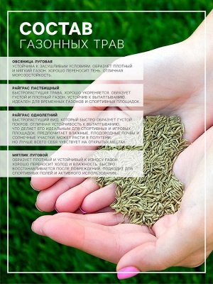 Семена газонной травы Universell Gras, 1 кг
