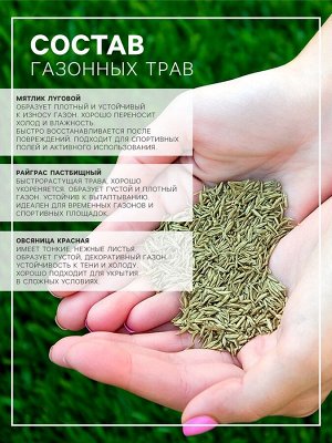 Газонная травосмесь "Гринкипер", "Северная", 10 кг