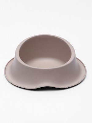Миска для животных ФЛАФ 0.65 л, Soft-touch, капучино
