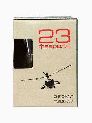 Стакан граненый с пулей «Непробиваемый», 250 мл