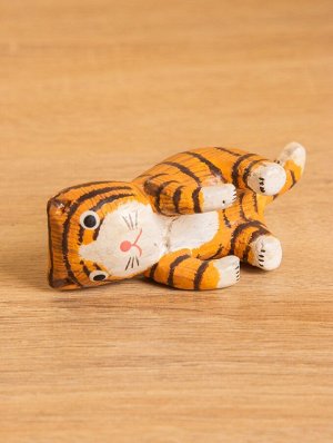 Сувенир «Цепкий Котёнок», 2.5x3.5x7 см, дерево, оранжевый