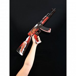 Деревянное оружие, детское сувенирное, автомат Red, 72.3 см