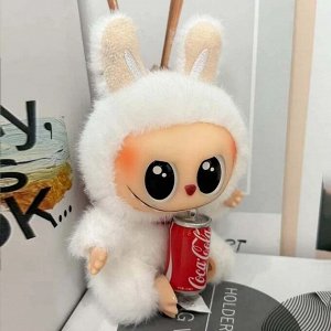 Мягкая игрушка-брелок Лабубу, игрушка антистресс 17 см