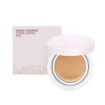 Missha Тональный крем-кушон для стойкого макияжа Magic cushion cover lasting spf50+ pa+++ #21, 15 гр