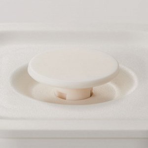 MUJI Polypropylene Lunch Box with Valve – Контейнер-бенто с клапаном, белый, 70 мл