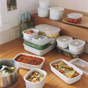 MUJI Airtight Storage Container with Valve – Контейнер с клапаном для СВЧ, малый