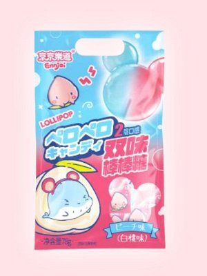 Леденц на палочке Lolli Pop с двойным вкусом персика Guangdong, 78 гр из Китая