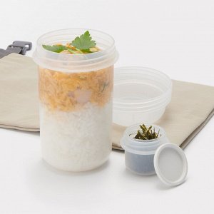 MUJI Lunch Capsule with Topping Cup – ланч-бокс с дополнительной чашей
