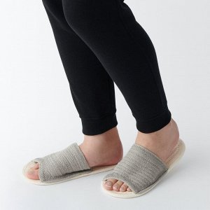 MUJI Cotton Room Slippers – хлопковые домашние тапочки ручной работы
