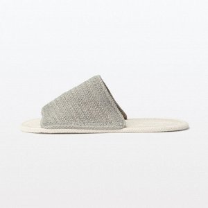 MUJI Cotton Room Slippers – хлопковые домашние тапочки ручной работы