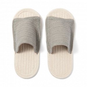 MUJI Cotton Room Slippers – хлопковые домашние тапочки ручной работы