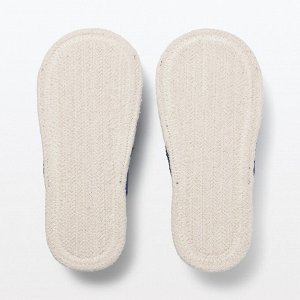 MUJI Cotton Room Slippers – хлопковые домашние тапочки ручной работы