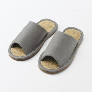 MUJI Igusa Open-toe Slippers – домашние тапочки с открытым носком из японского тростника