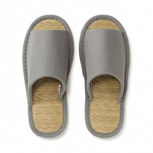 MUJI Igusa Open-toe Slippers – домашние тапочки с открытым носком из японского тростника