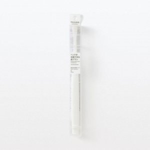 MUJI Replaceable Head Toothbrush (Point Head, Soft) – зубная щётка со сменной точечной насадкой, мягкая